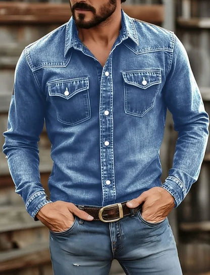 Grayson | Men's Classic Button-Up Long Sleeve Shirt 2