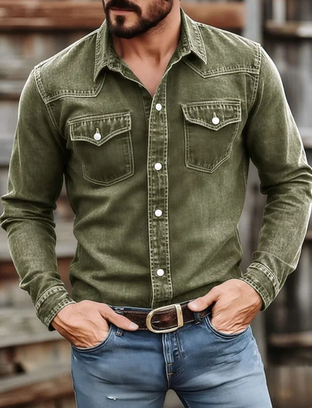 Grayson | Men's Classic Button-Up Long Sleeve Shirt 3