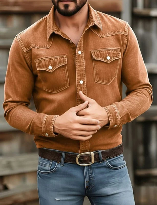 Grayson | Men's Classic Button-Up Long Sleeve Shirt 5