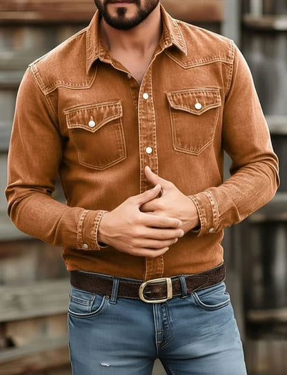 Grayson | Men's Classic Button-Up Long Sleeve Shirt 5