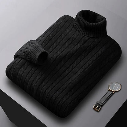 Gregory | Cable-Knit Turtleneck Jumper 5