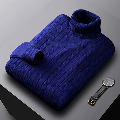 Gregory | Cable-Knit Turtleneck Jumper 6