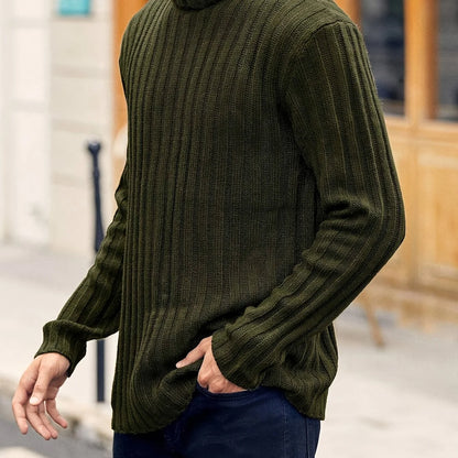 Grover | Textured Ribbed Pullover High Neck 10