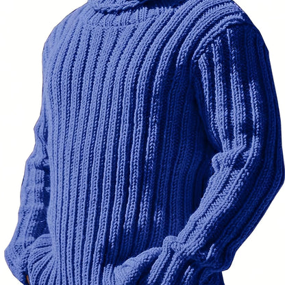 Grover | Textured Ribbed Pullover High Neck 11
