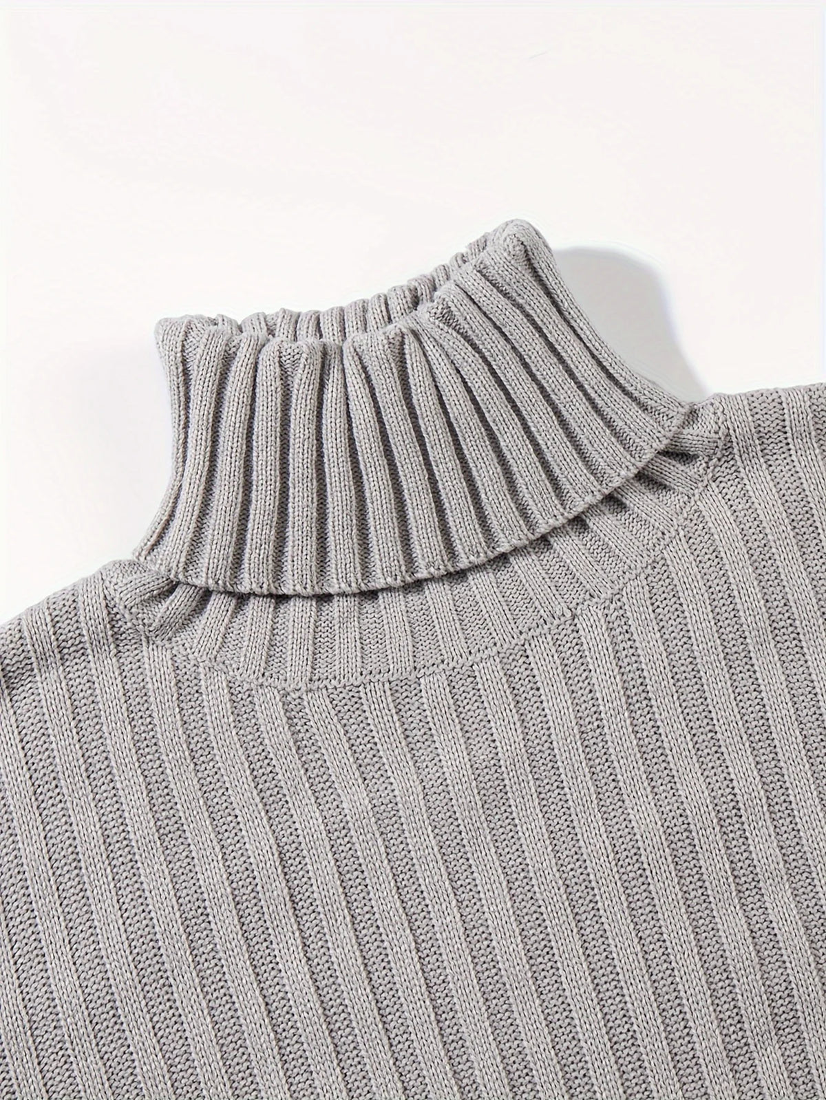 Grover | Textured Ribbed Pullover High Neck 4