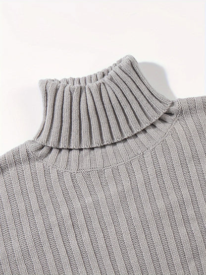 Grover | Textured Ribbed Pullover High Neck 4