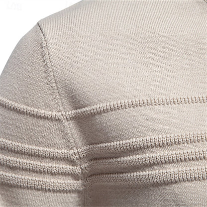 Hamish | Textured Crewneck Jumper for Men 3