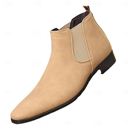 Harlan | Men's Chelsea Boots Leather Slip-On 7