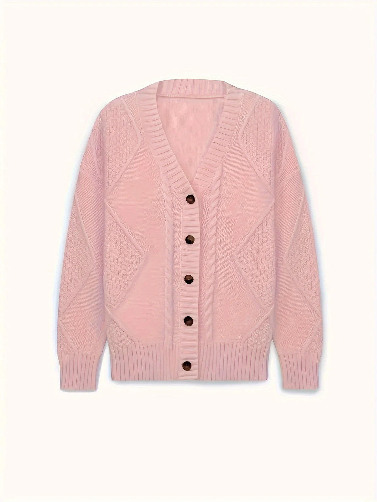 Harlow | Women's Cable-Knit Button Cardigan 1