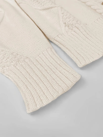 Harlow | Women's Cable-Knit Button Cardigan 8