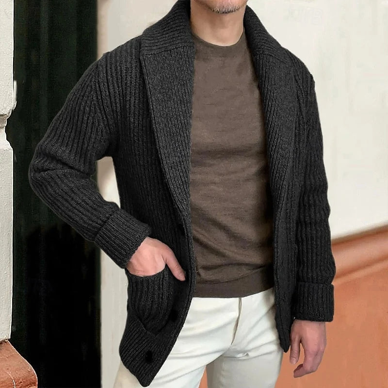 Harvey | Shawl Collar Cardigan for Men 0