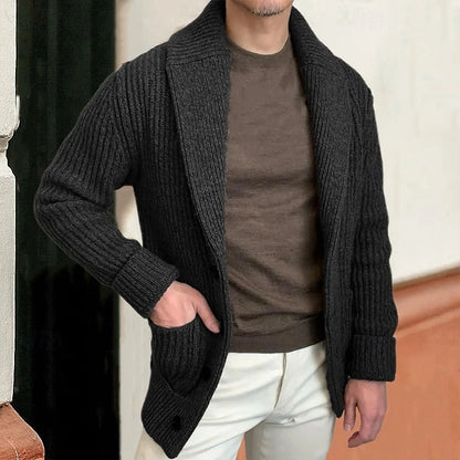 Harvey | Shawl Collar Cardigan for Men 1