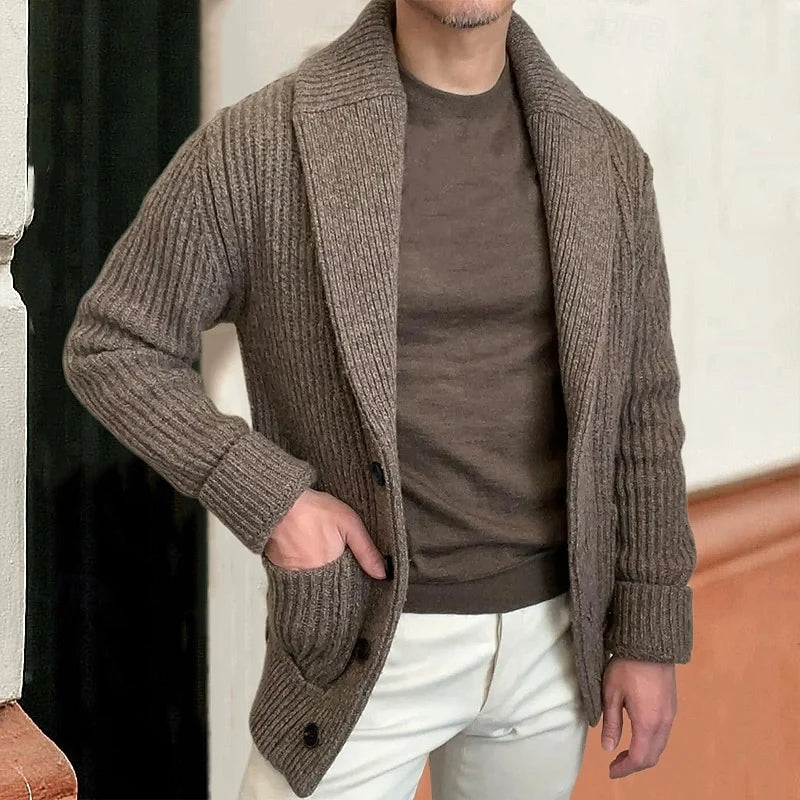 Harvey | Shawl Collar Cardigan for Men 2