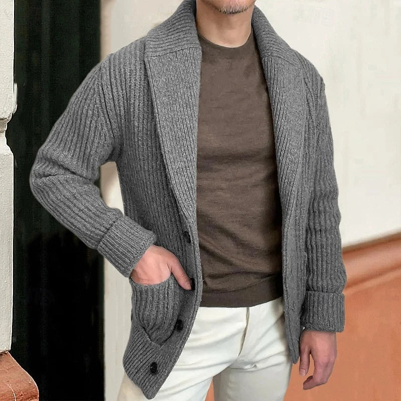 Harvey | Shawl Collar Cardigan for Men 5