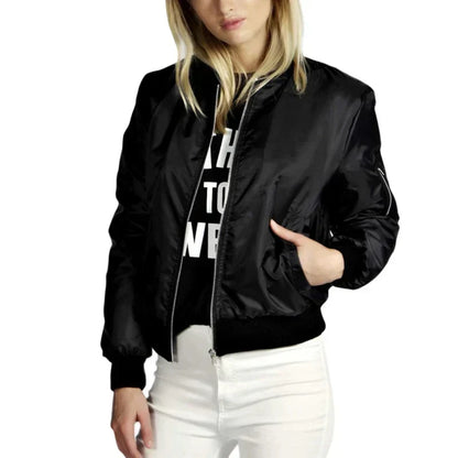 Hertha | Women's Slim Fit Bomber Jacket 0