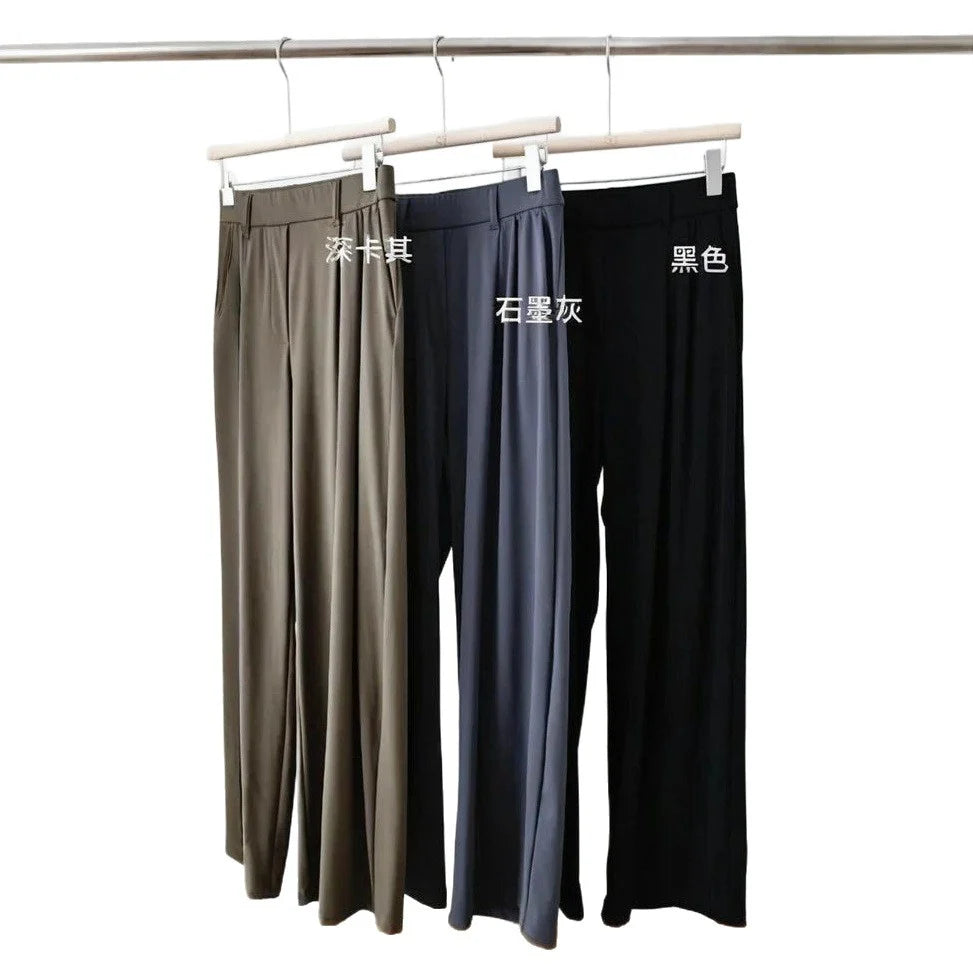 High-Waisted Black Wide Leg Trousers | Women's Palazzo Pants 2