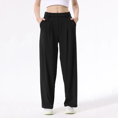 High-Waisted Black Wide Leg Trousers | Women's Palazzo Pants 3