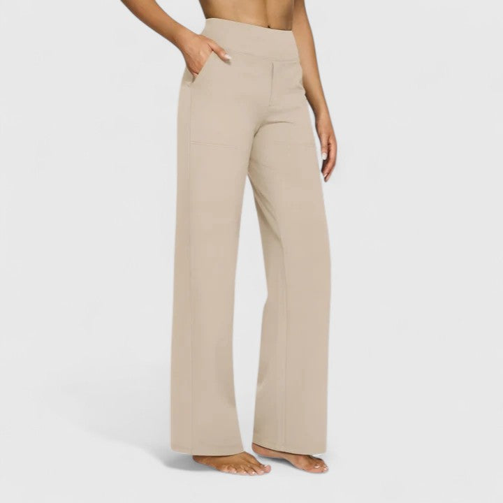 Hilary | Sophisticated Wide Waistband Pants 0