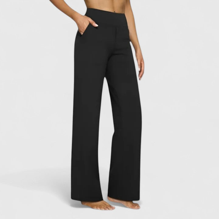 Hilary | Sophisticated Wide Waistband Pants 1
