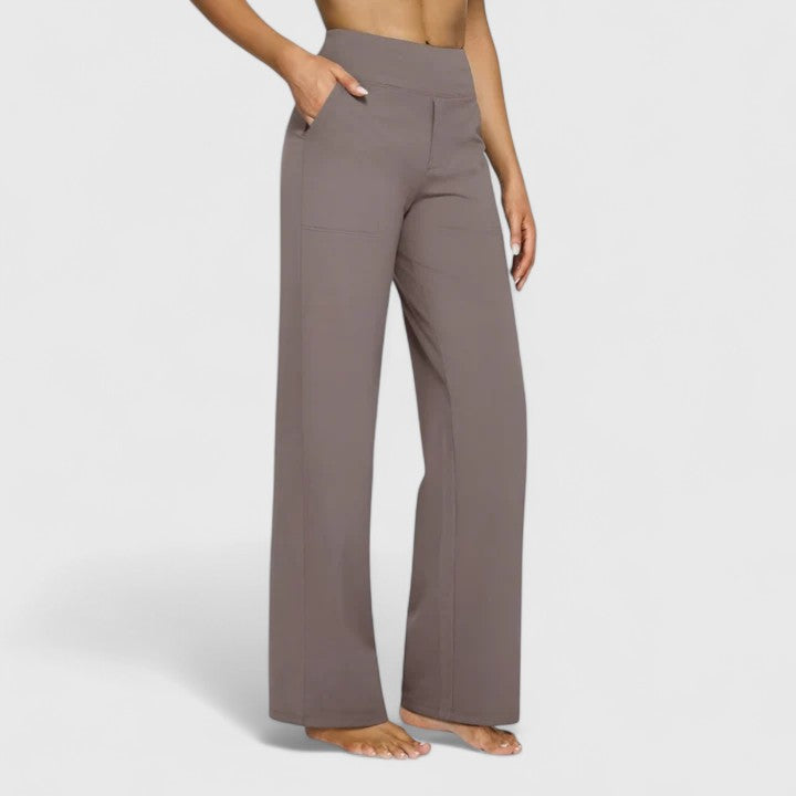 Hilary | Sophisticated Wide Waistband Pants 3