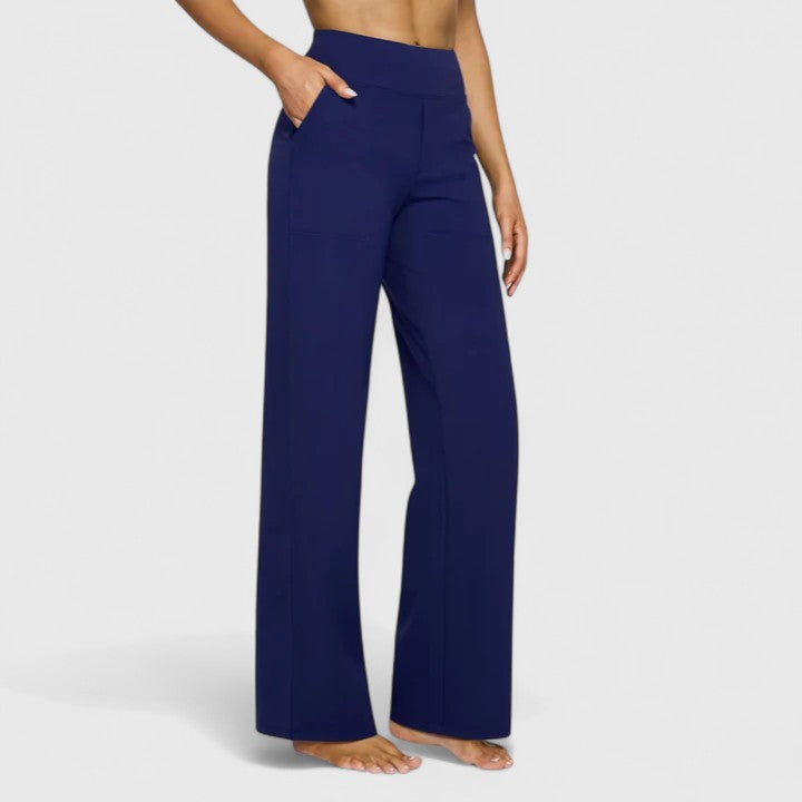 Hilary | Sophisticated Wide Waistband Pants 6