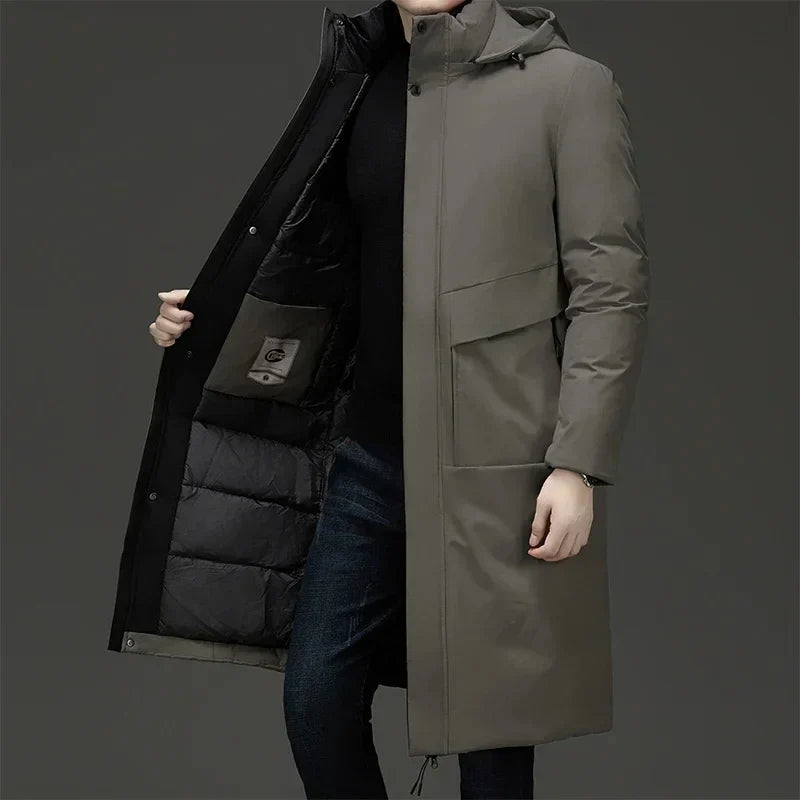 Hooded Long Quilted Winter Coat | Women's Winter Coat 0