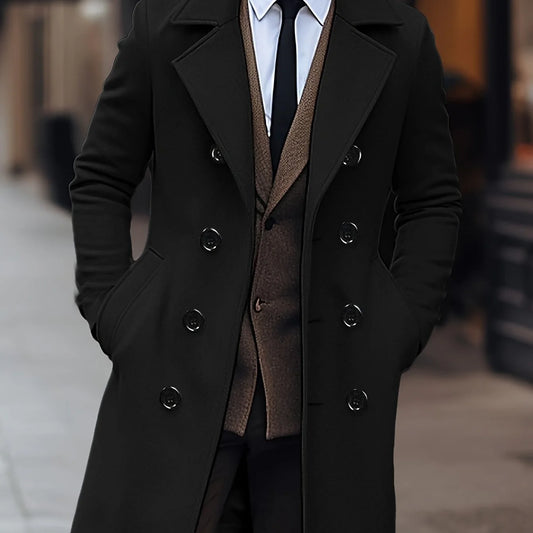 Hugh | Double-Breasted Tailored Overcoat 0