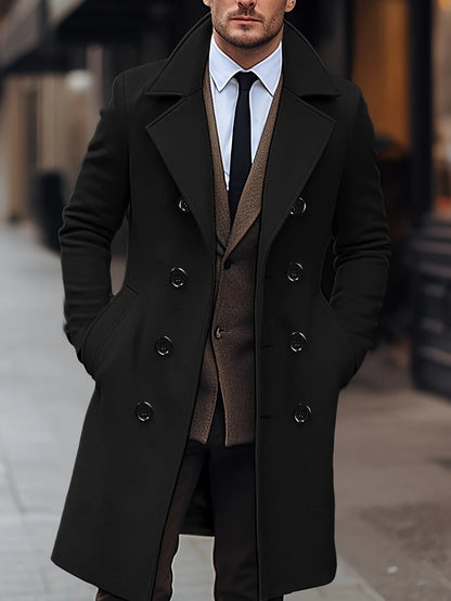 Hugh | Double-Breasted Tailored Overcoat 1