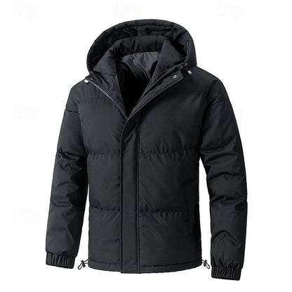 Insulated Hooded Puffer Jacket | Men's Cold Weather Coat 2