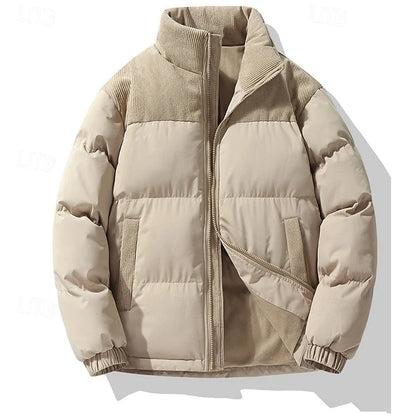 Insulated Stand-Collar Puffer Jacket | Men's Winter Coat 0