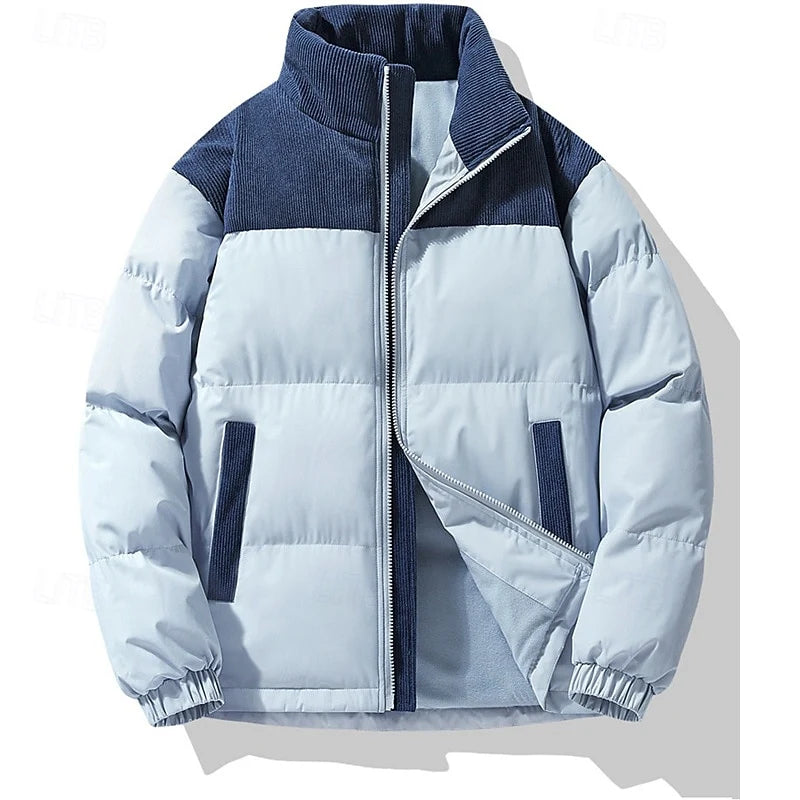 Insulated Stand-Collar Puffer Jacket | Men's Winter Coat 8