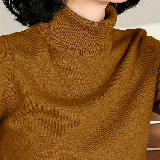 Isolde | Women's Cozy Turtleneck Sweater Slim Fit 0
