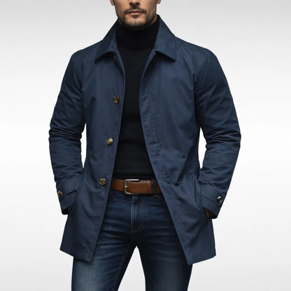 James Weatherproof Long Coat | Men’s Insulated Button Jacket 1
