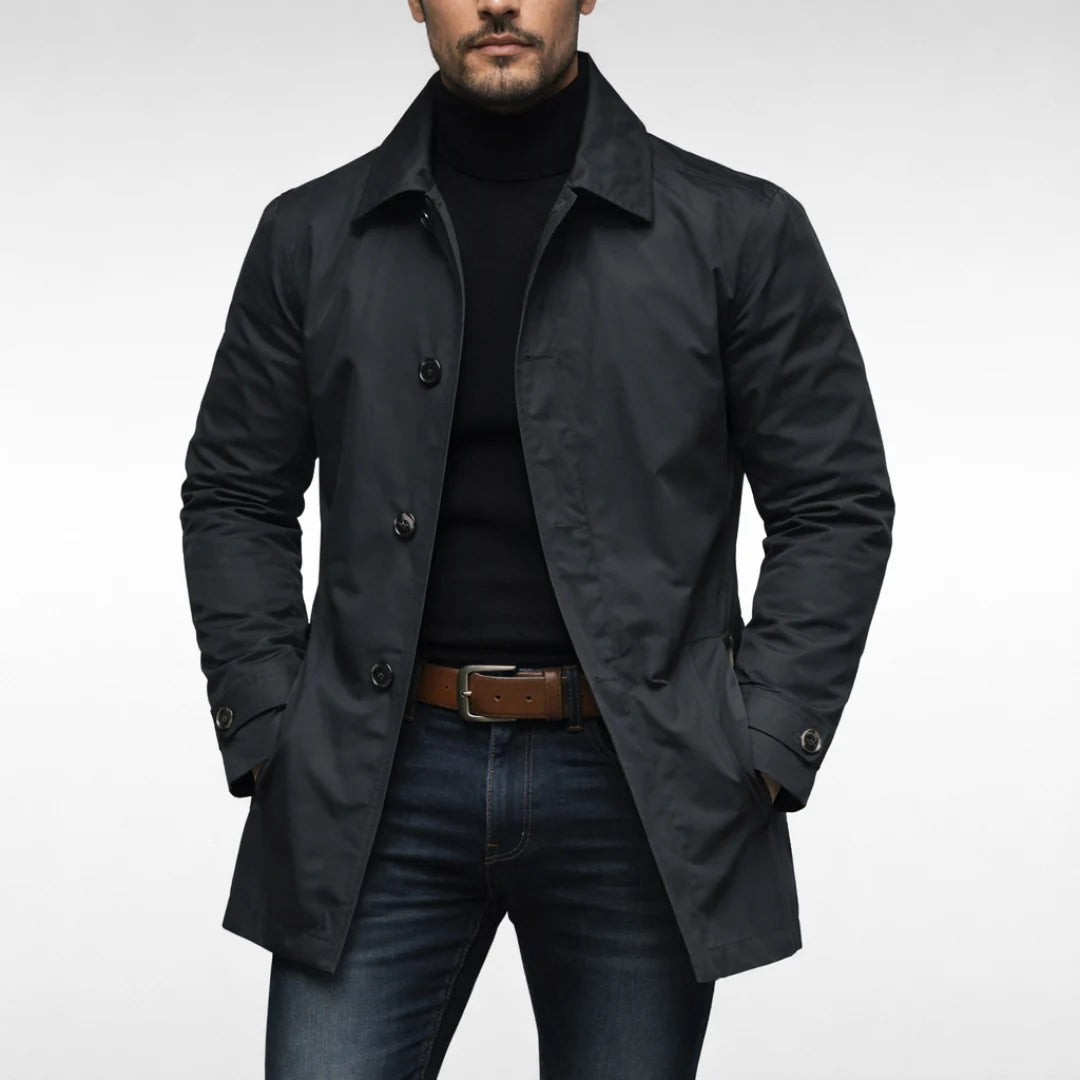 James Weatherproof Long Coat | Men’s Insulated Button Jacket 2