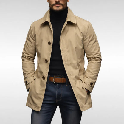 James Weatherproof Long Coat | Men’s Insulated Button Jacket 3
