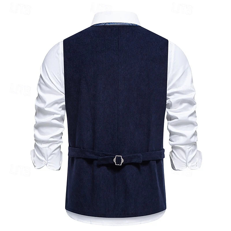 Jonah | Men's Embroidered Floral Waistcoat 7