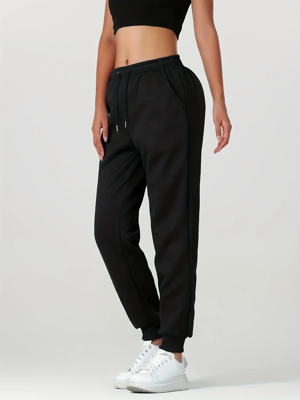 Juliana | Women's Cozy Cuffed Joggers with Pockets 3