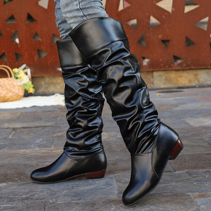 Knee High Boots for Women | Slouched Long Boots 1