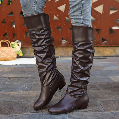 Knee High Boots for Women | Slouched Long Boots 2