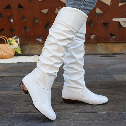 Knee High Boots for Women | Slouched Long Boots 3