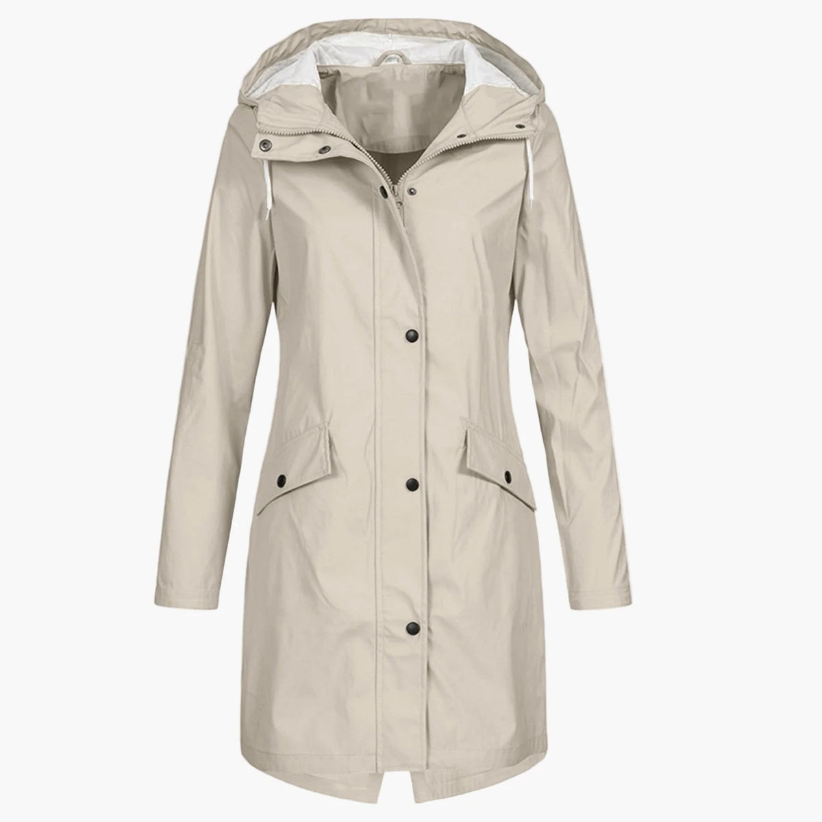Lavinia | Women's Longline Hooded Coat 1