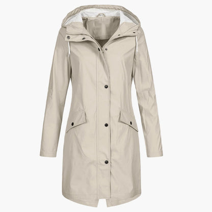 Lavinia | Women's Longline Hooded Coat 1