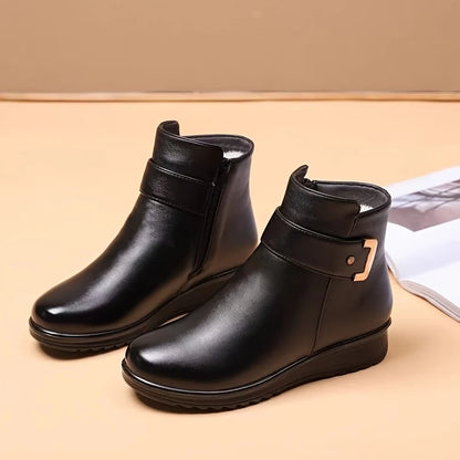 Lena | Cushioned Ankle Boots Black 1