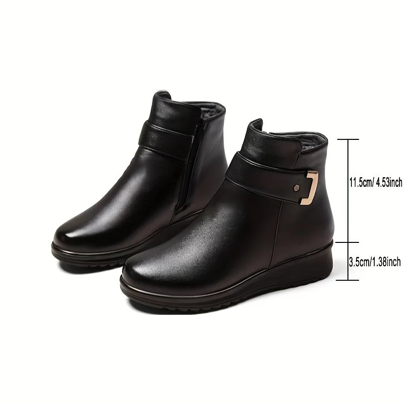 Lena | Cushioned Ankle Boots Black 3