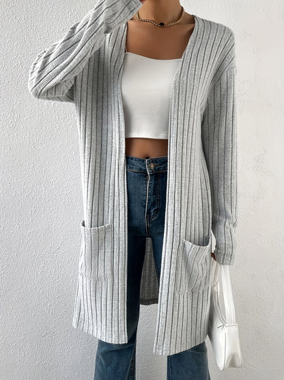 Lenora | Women's Long Cardigan Sweater with Pockets 3