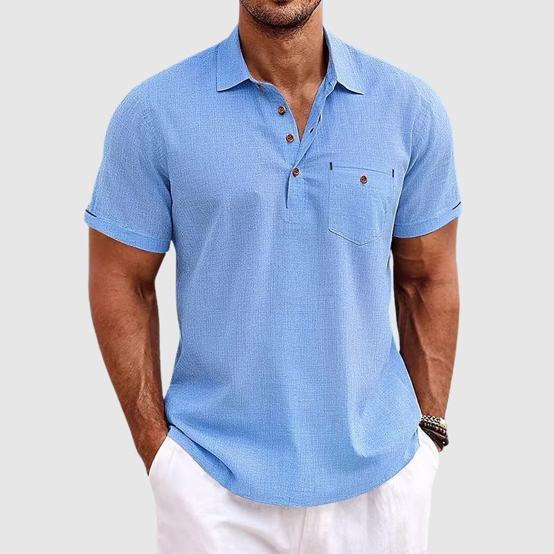 Linen Polo Shirt | Men's Polo Shirts for Warm Weather 0