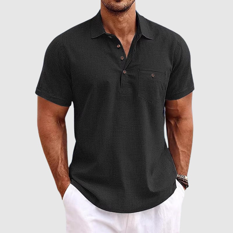 Linen Polo Shirt | Men's Polo Shirts for Warm Weather 1