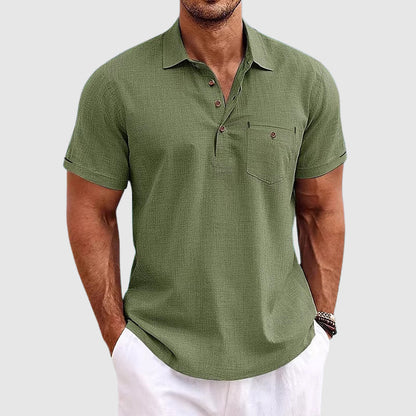 Linen Polo Shirt | Men's Polo Shirts for Warm Weather 4
