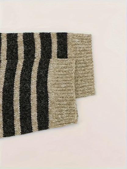 Lorena | Relaxed High-Neck Sweater Striped 4