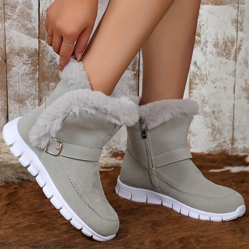 Mabel | Women's Fur-Trimmed Winter Boots for Snow 4